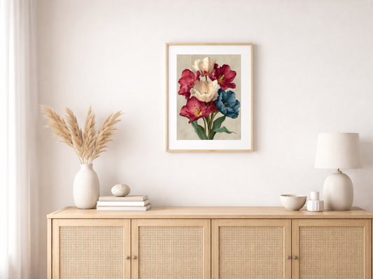 Paint by Numbers Set "Bouquet of Tulips" – Without Frame cm – 36 Colors