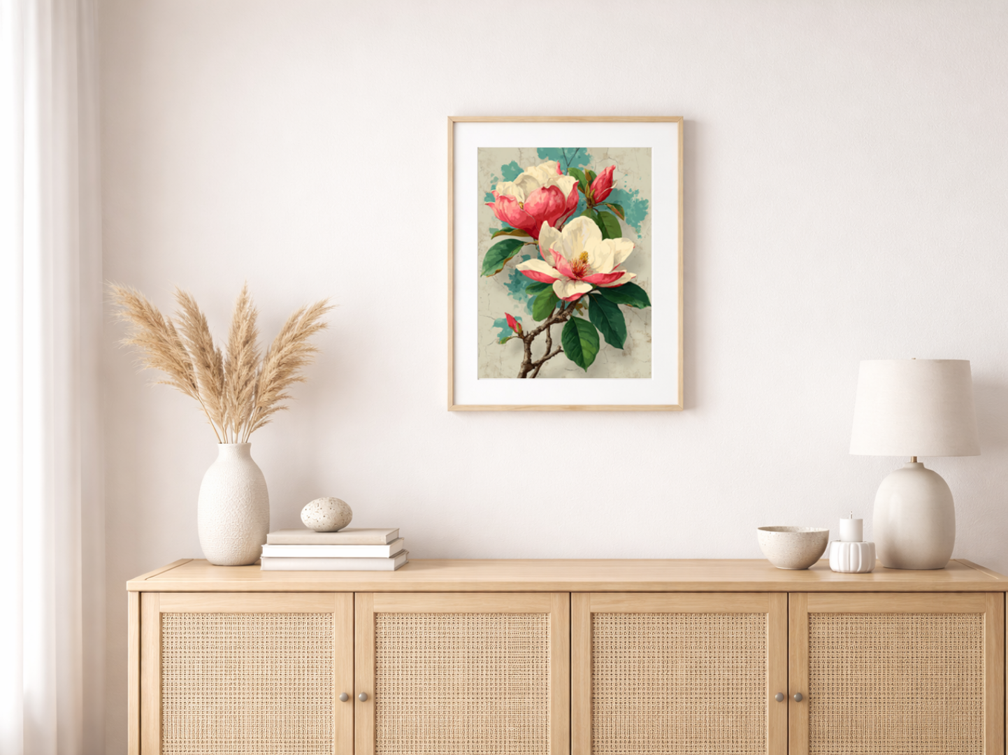 Paint by Numbers Set "Magnolia" - Without Frame cm - 36 Colors