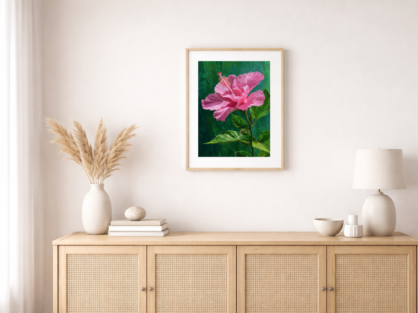 Paint by Numbers – Pink Hibiscus