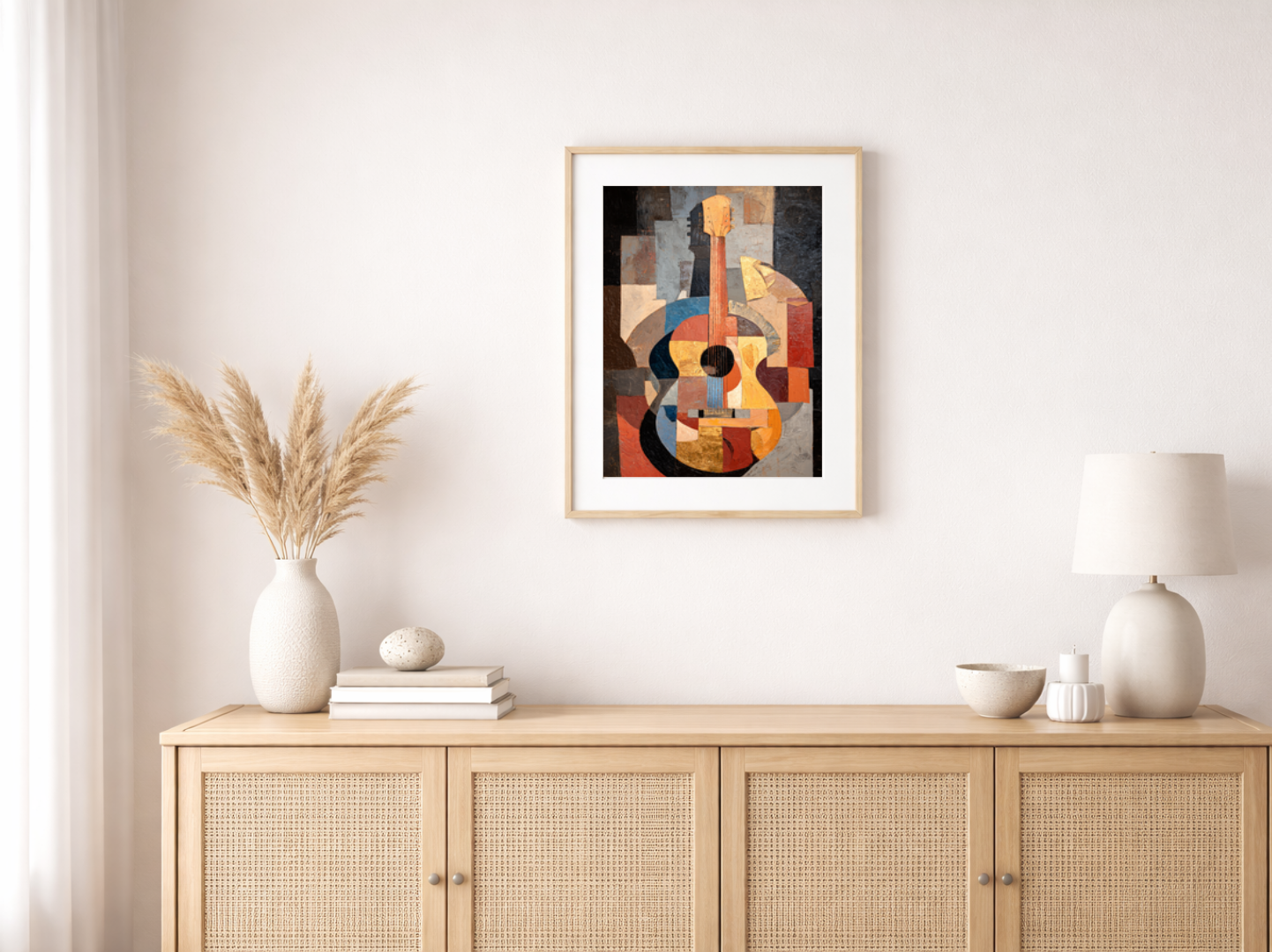 Paint by Numbers – Cubist Guitar