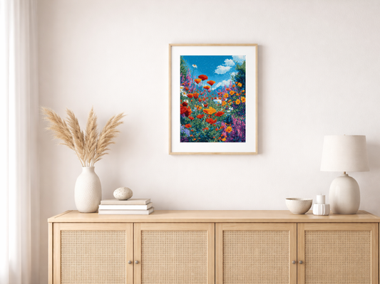 Paint by Numbers – Wildflower Meadow Pointillism