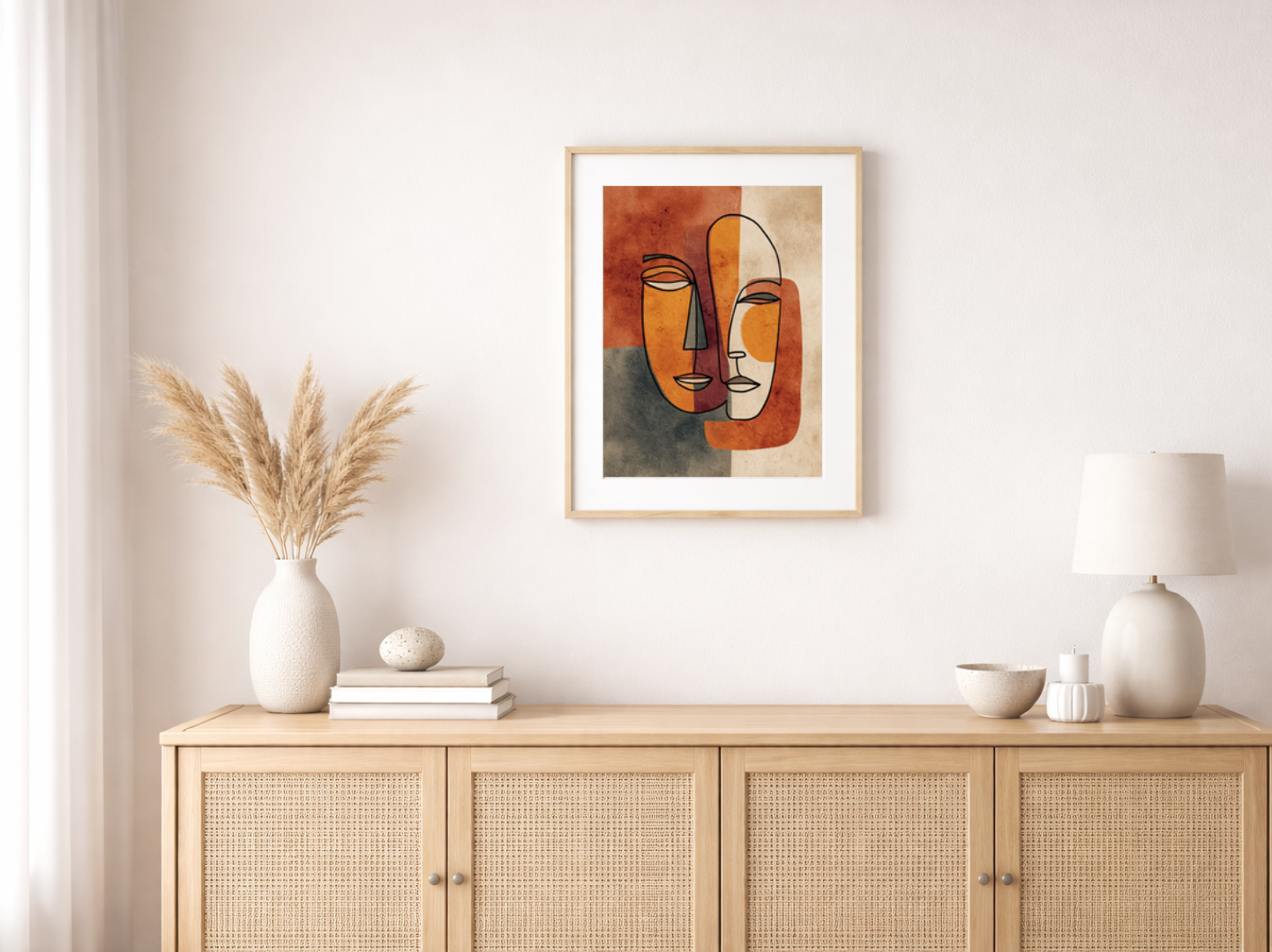Paint by Numbers – Faces Line Art