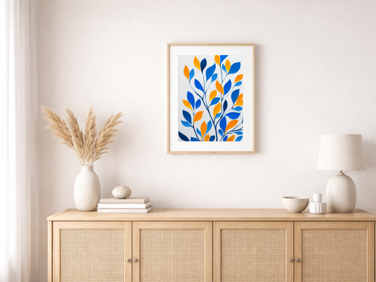 Paint by Numbers – Organic Leaf Shapes