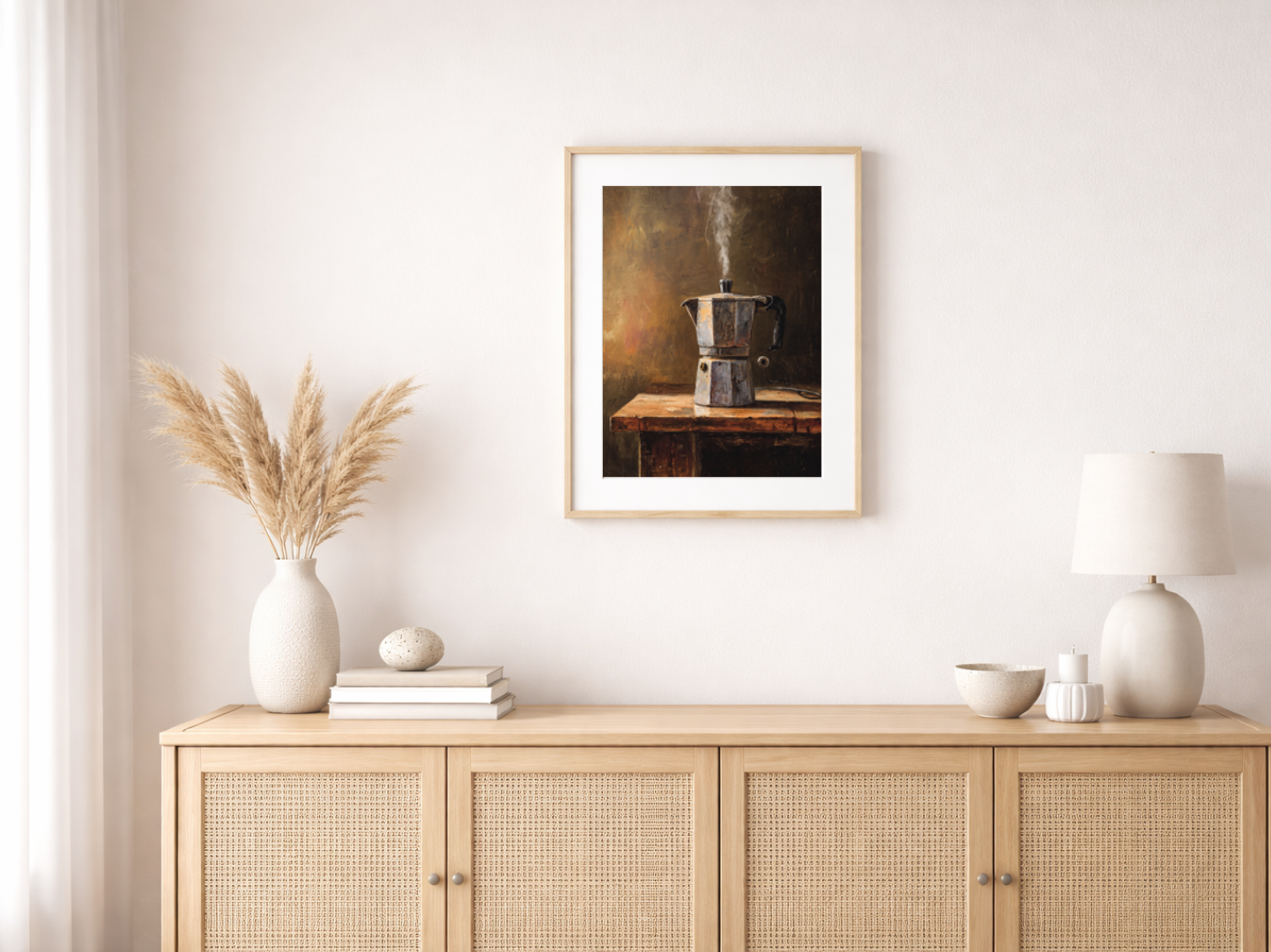Paint by Numbers – Espresso Maker Still Life