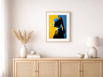 Paint by numbers – Portrait in the Vermeer style