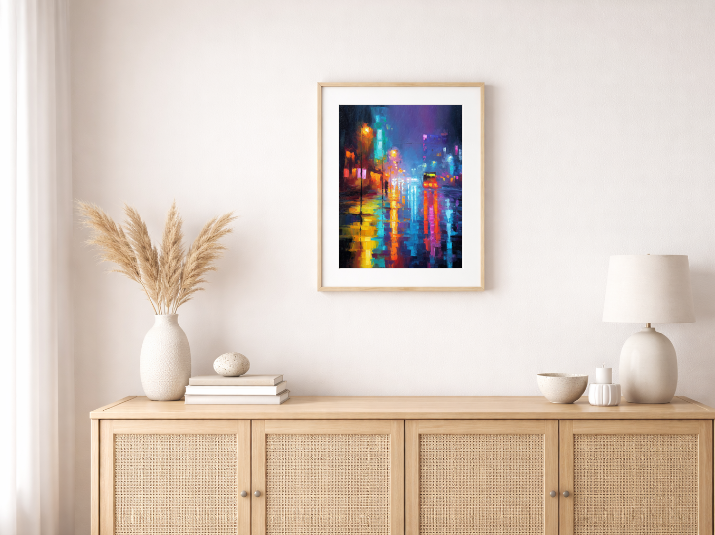 Paint by Numbers – Rainy Night in the City