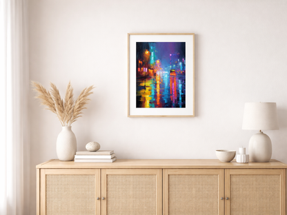 Paint by Numbers – Rainy Night in the City