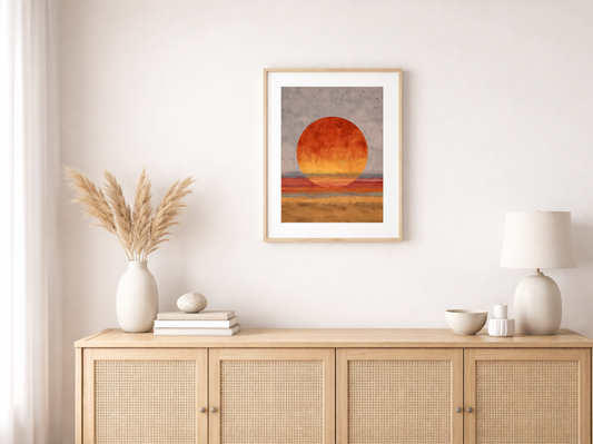 Paint by Numbers – Terracotta Sunrise