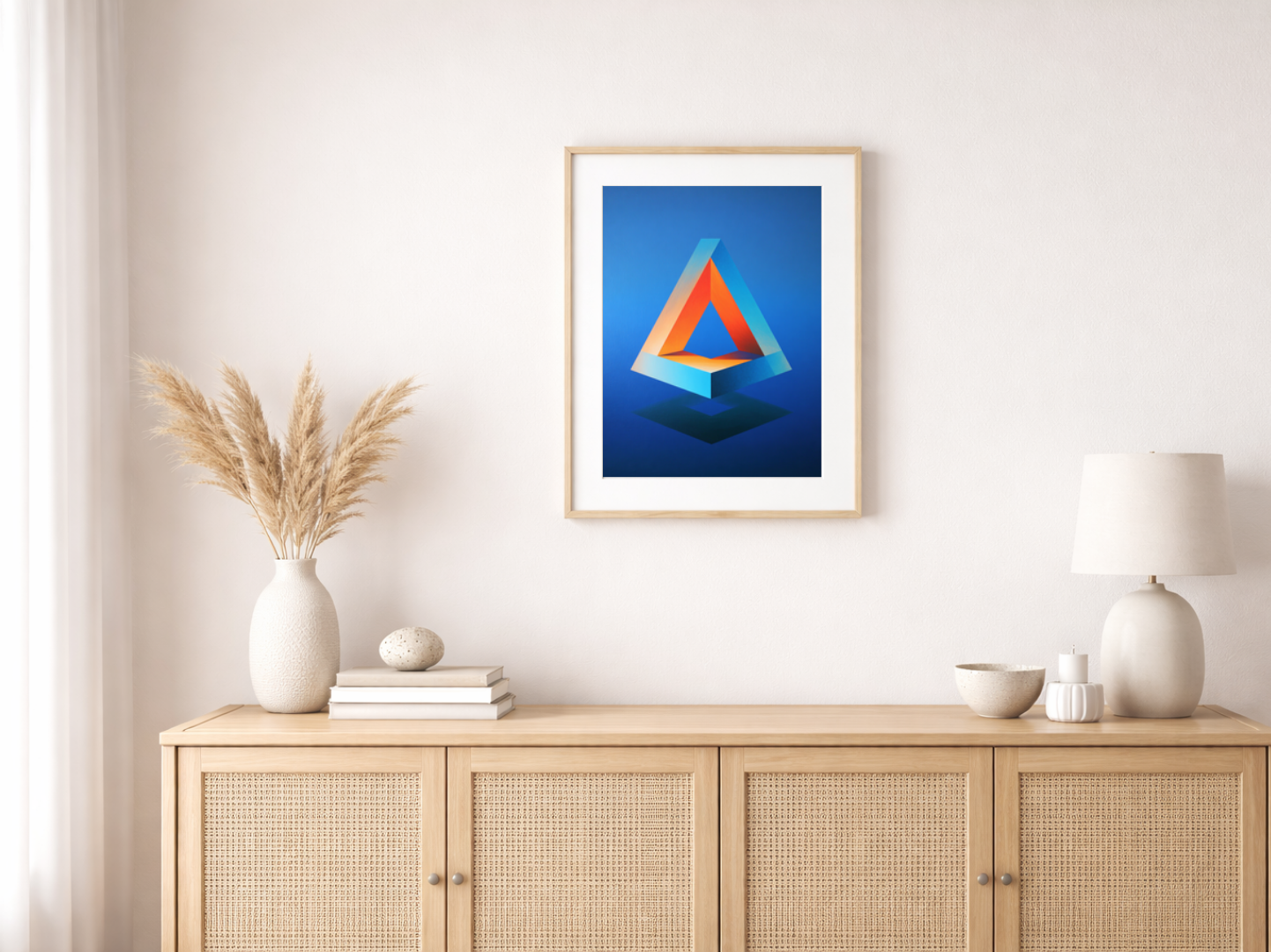 Paint by numbers – Penrose triangle