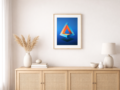 Paint by numbers – Penrose triangle
