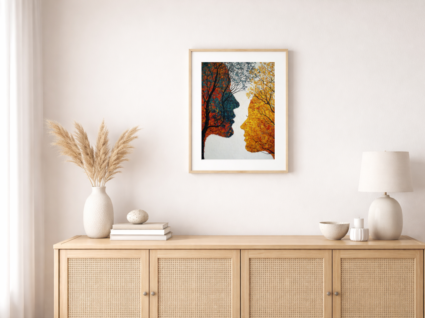 Paint by Numbers – Autumn Tree Silhouettes