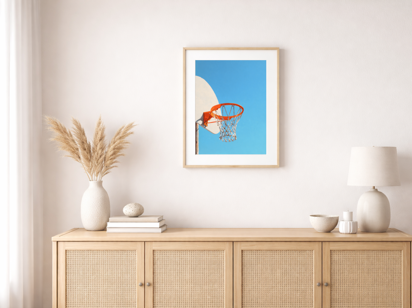 Paint by numbers – basketball hoop