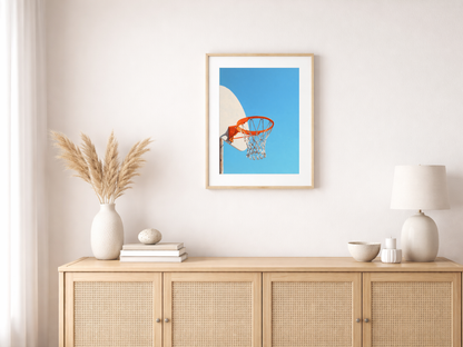 Paint by numbers – basketball hoop
