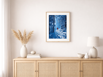 Malen nach Zahlen – Trail Runner im Wald