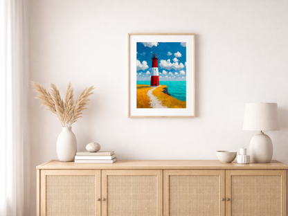 Paint by numbers – Lighthouse on the cliff