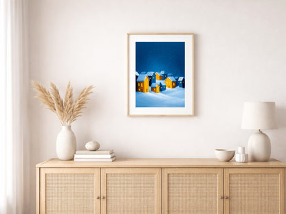 Paint by Numbers – Snowy Village