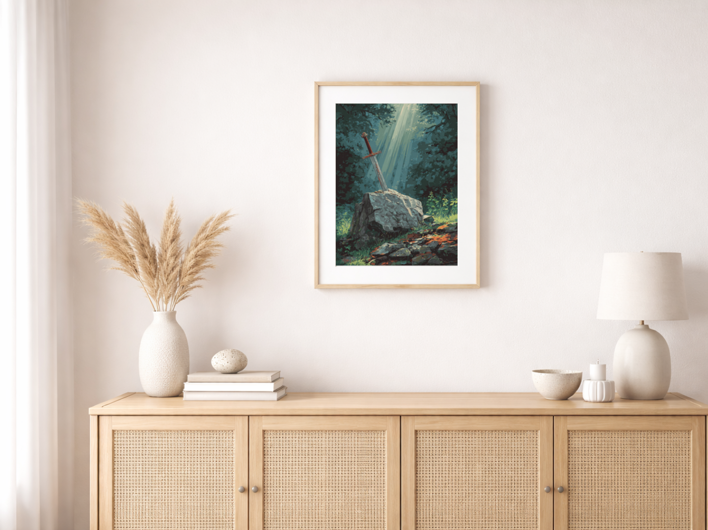 Paint by Numbers – Legendary Sword in Stone