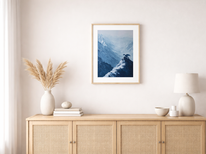 Malen nach Zahlen – Drache auf dem Berggipfel