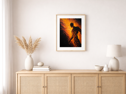 Paint by Numbers – Fire Elemental