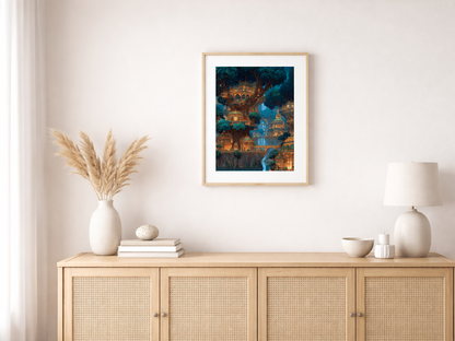 Paint by Numbers – Luminous Tree City