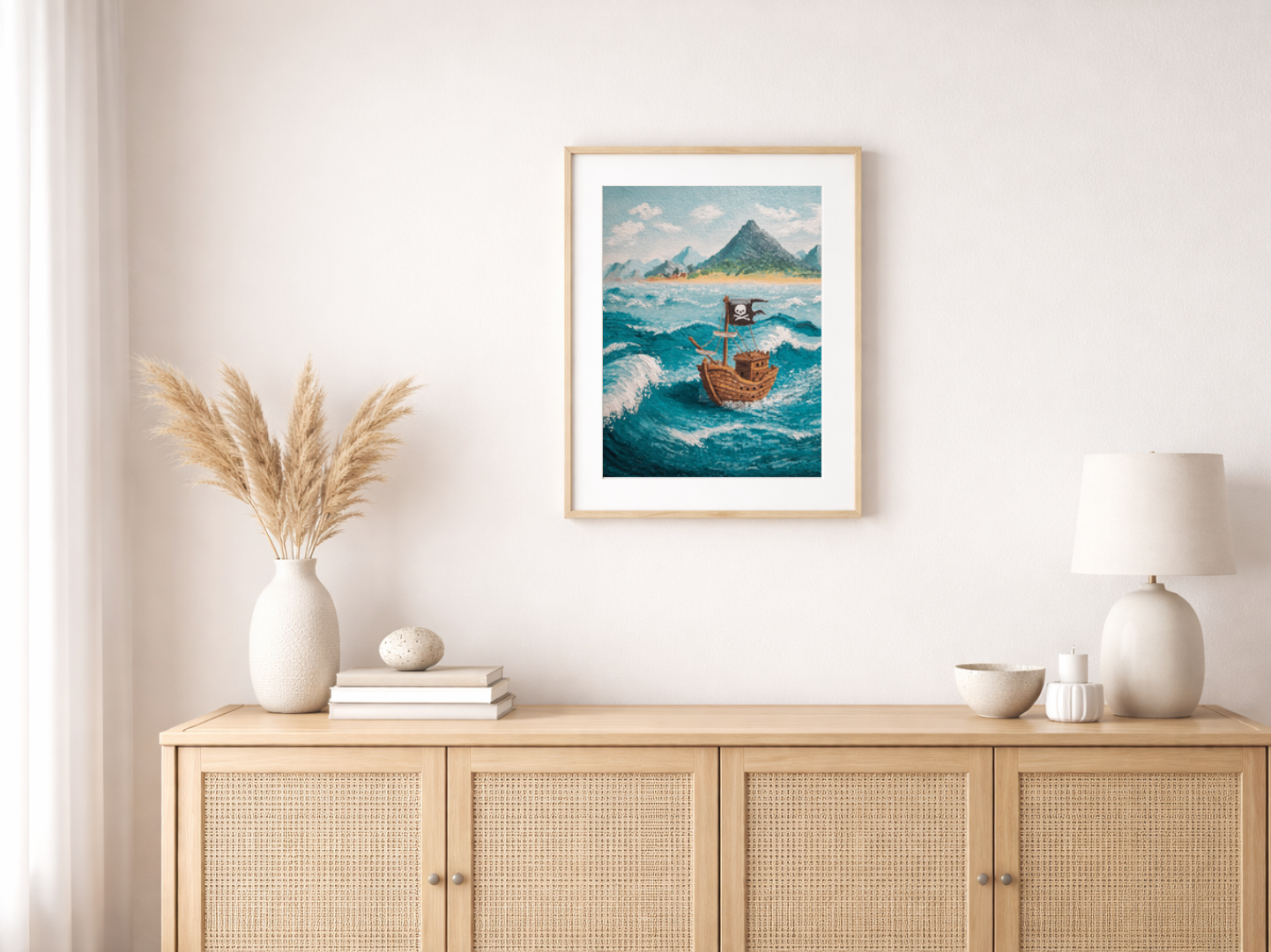 Paint by Numbers – Small Pirate Ship