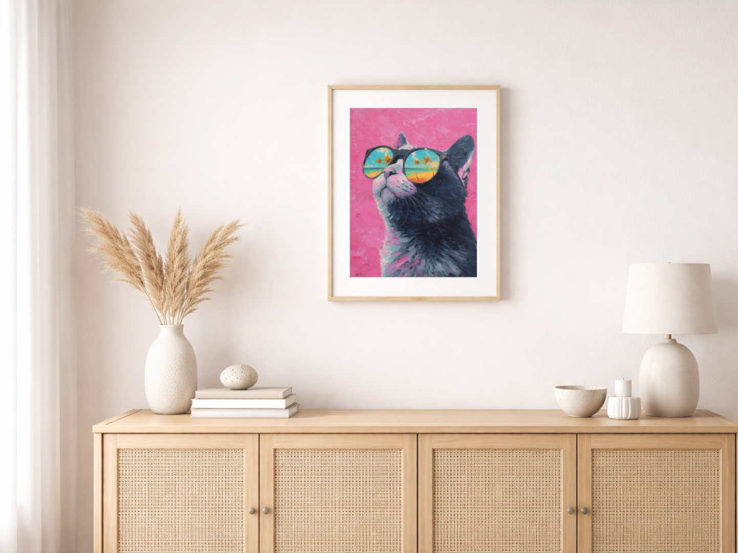Paint by Numbers – Cool Cat with Sunglasses