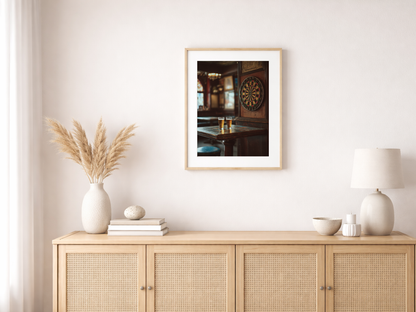 Malen nach Zahlen – Dartscheibe im Pub