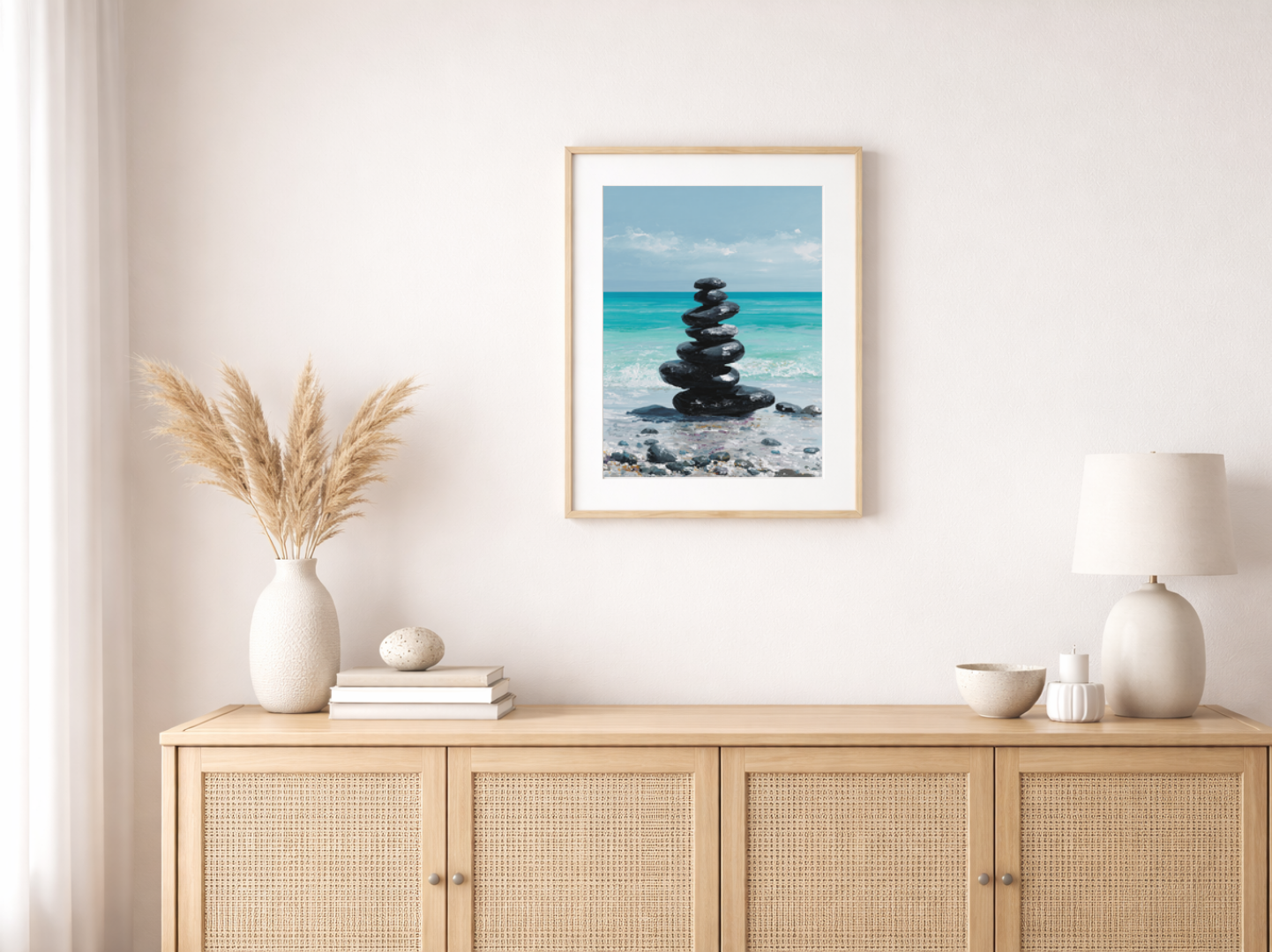 Paint by numbers – Zen stones on the beach