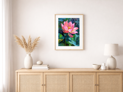 Paint by Numbers – Pink Lotus Flower