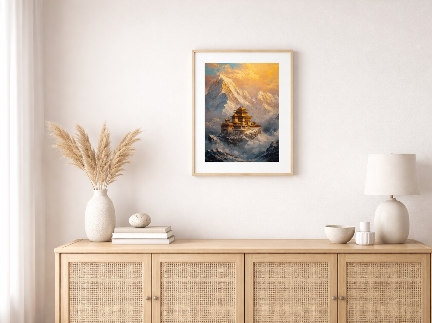 Paint by Numbers – Golden Temple in the Snow