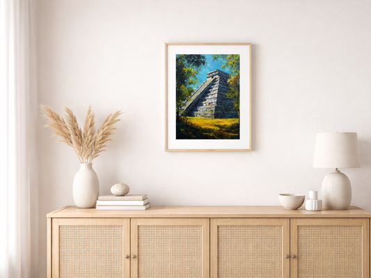 Paint by Numbers – El Castillo Pyramid