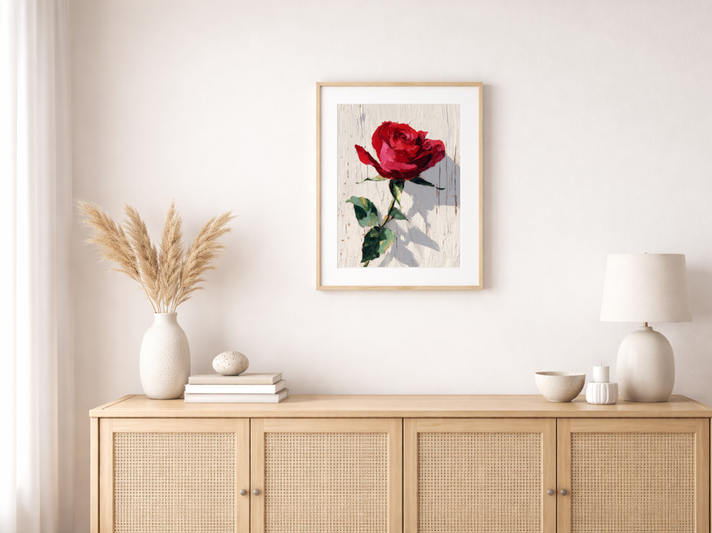 Paint by Numbers - The Red Rose