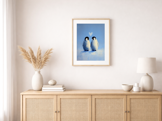 Paint by Numbers - Penguins in Love