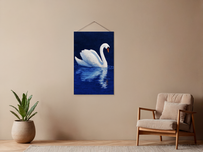 Paint by numbers – Elegant swan on the lake