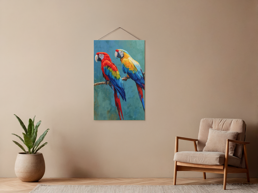 Malen nach Zahlen – Bunte Aras