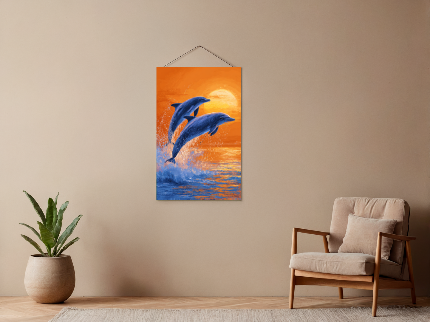 Paint by Numbers – Jumping Dolphins