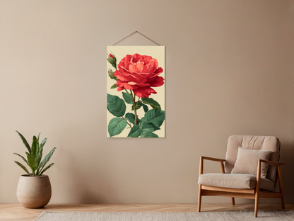 Paint by Numbers Set “Red Rose” – Without Frame cm – 36 Colors