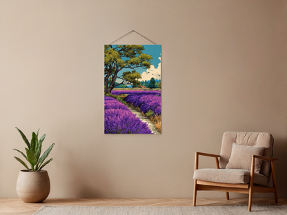 Paint by Numbers Set "Lavender Field" – Without Frame cm – 36 Colors