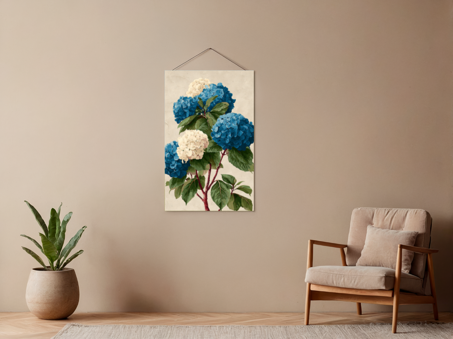 Paint by Numbers Set “Hydrangea” – Without Frame cm – 36 Colors