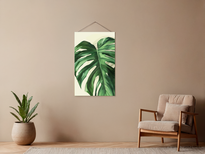 Paint by Numbers Set “Giant Monstera Leaf” – Unframed cm – 36 Colors