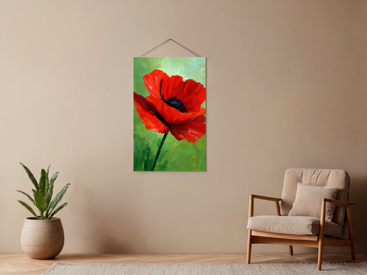 Paint by Numbers – Red Poppy