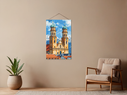 Paint by Numbers Set “Munich with Frauenkirche” – 30x40 cm – 24 Colors