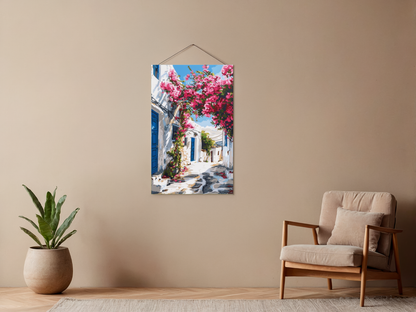 Paint by Numbers Set “Greek Village” – 30x40 cm – 24 Colors