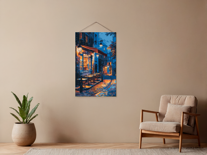 Paint by Numbers Set “European cafe terrace at night” – 40x50 cm – 36 colors