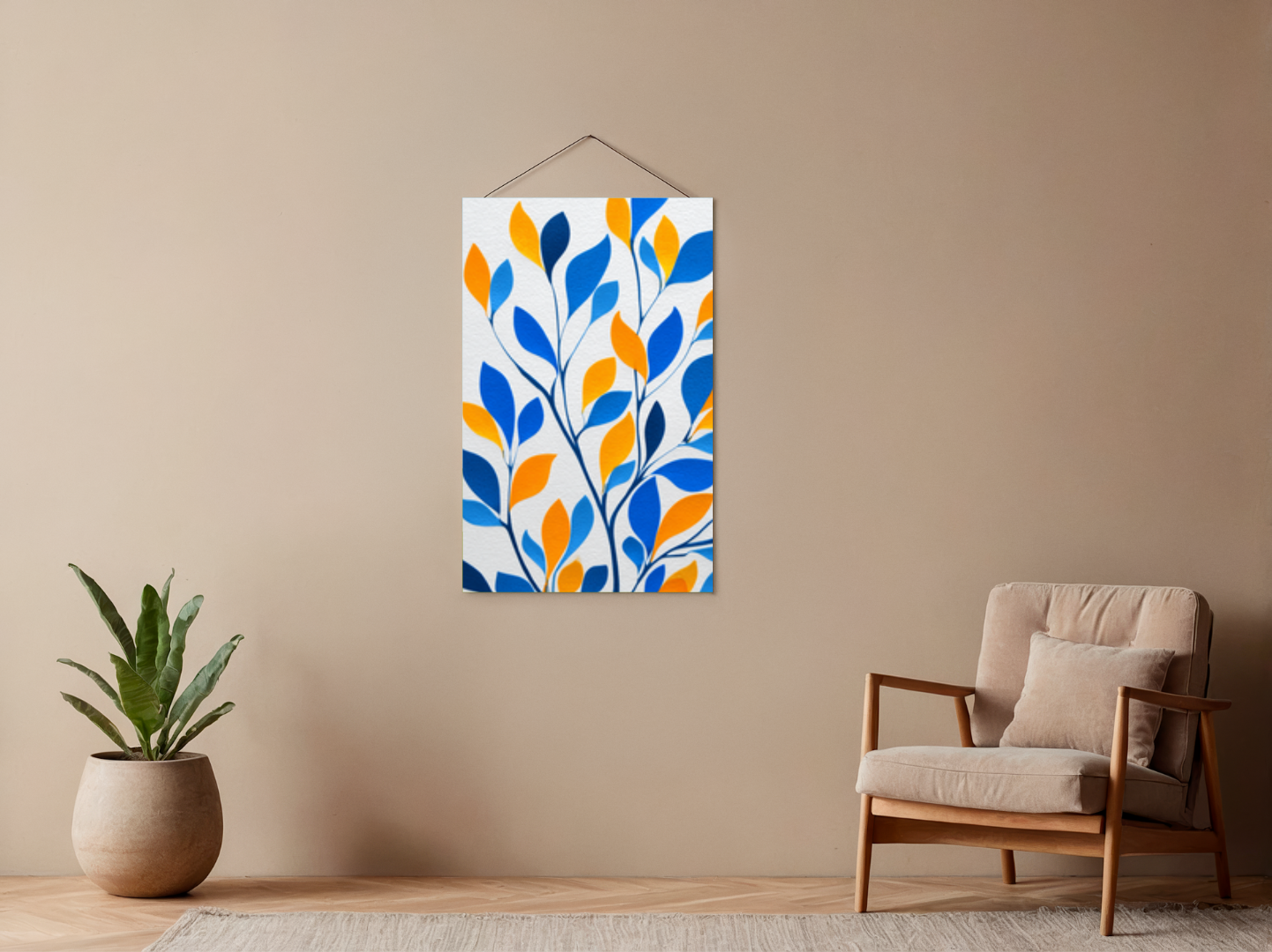 Paint by Numbers – Organic Leaf Shapes