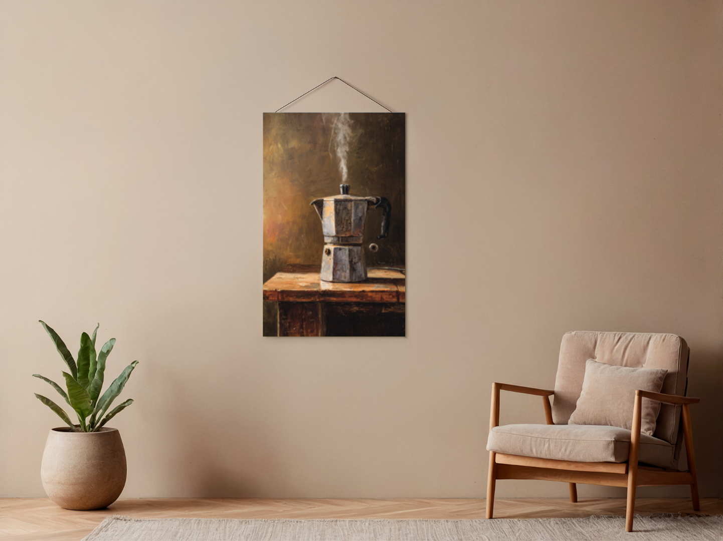 Paint by Numbers – Espresso Maker Still Life