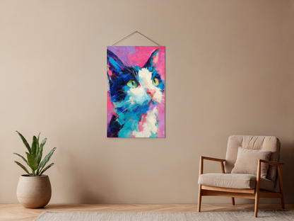 Paint by Numbers – Colorful Cat Portrait