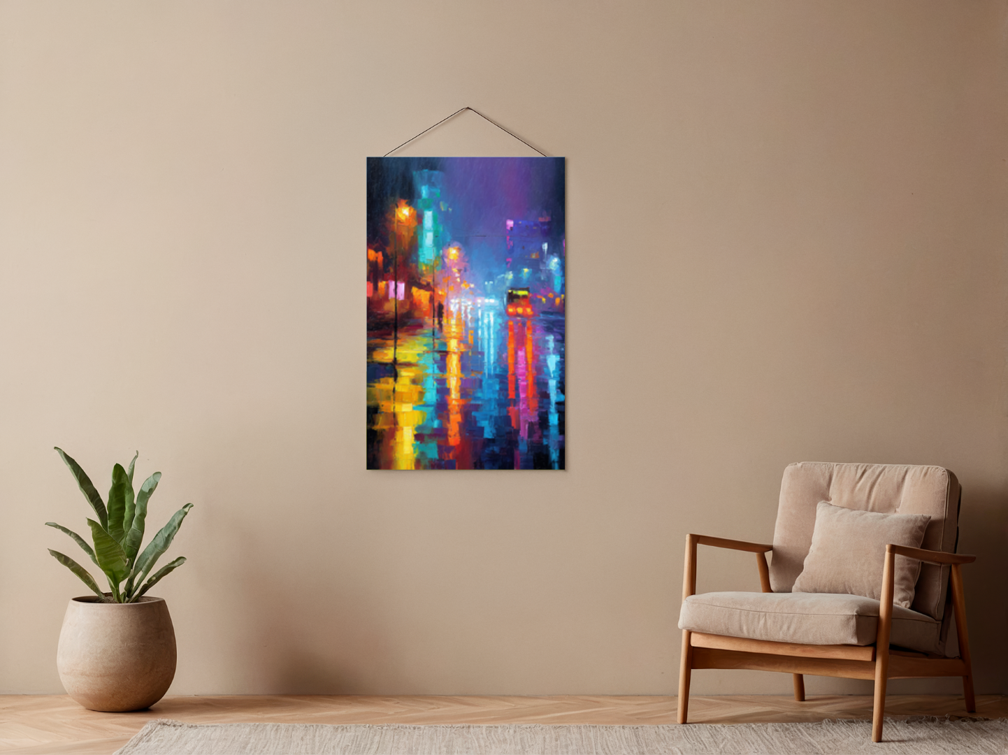 Paint by Numbers – Rainy Night in the City