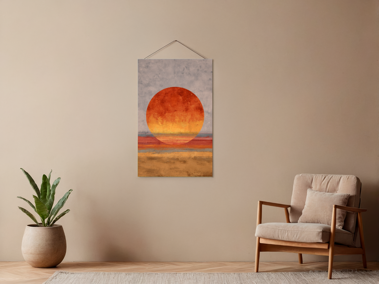 Paint by Numbers – Terracotta Sunrise