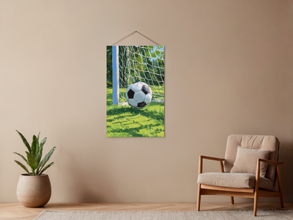 Paint by numbers – Football on the goal line